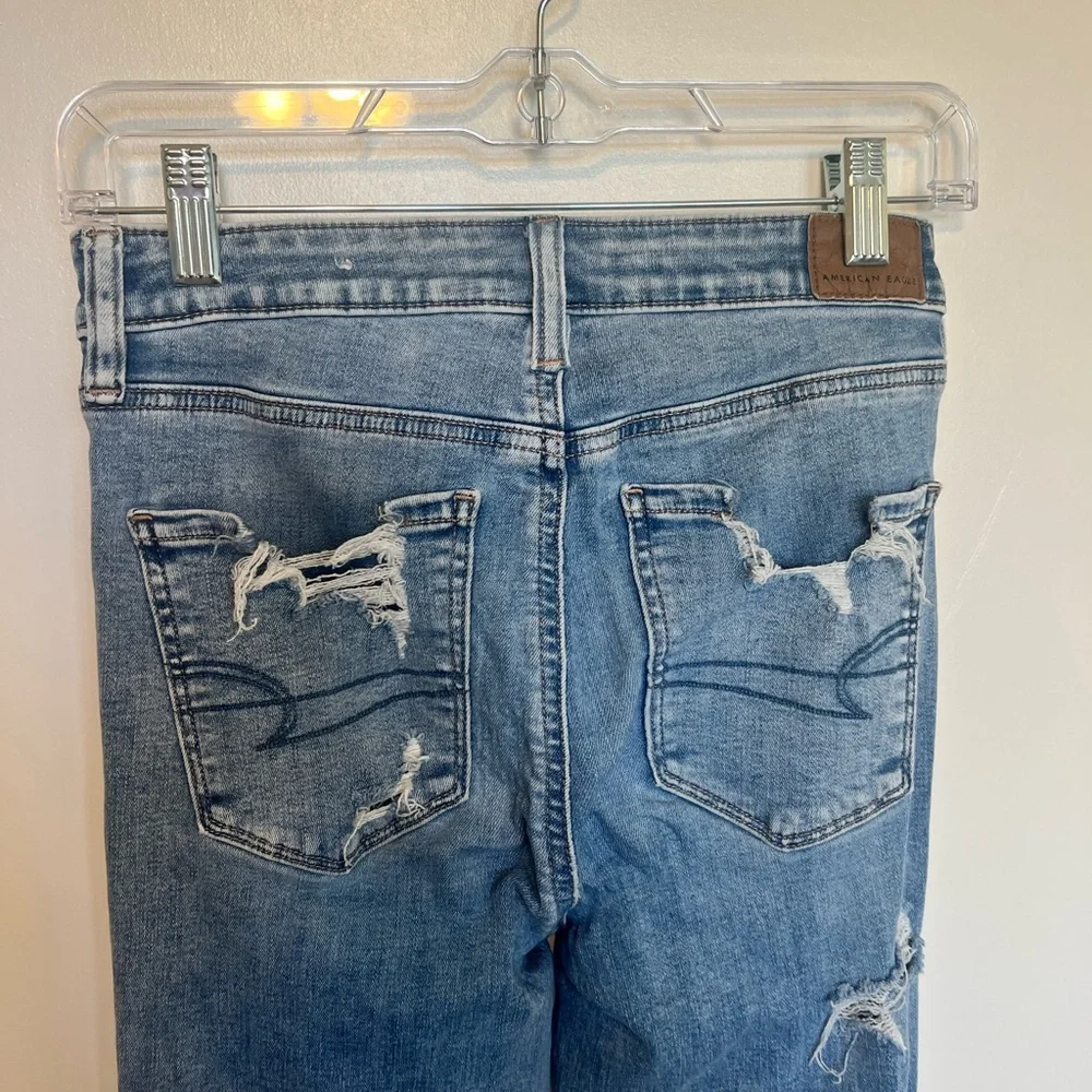 American Eagle Super high rise Jeggings size 4 - Picture 3 of 6